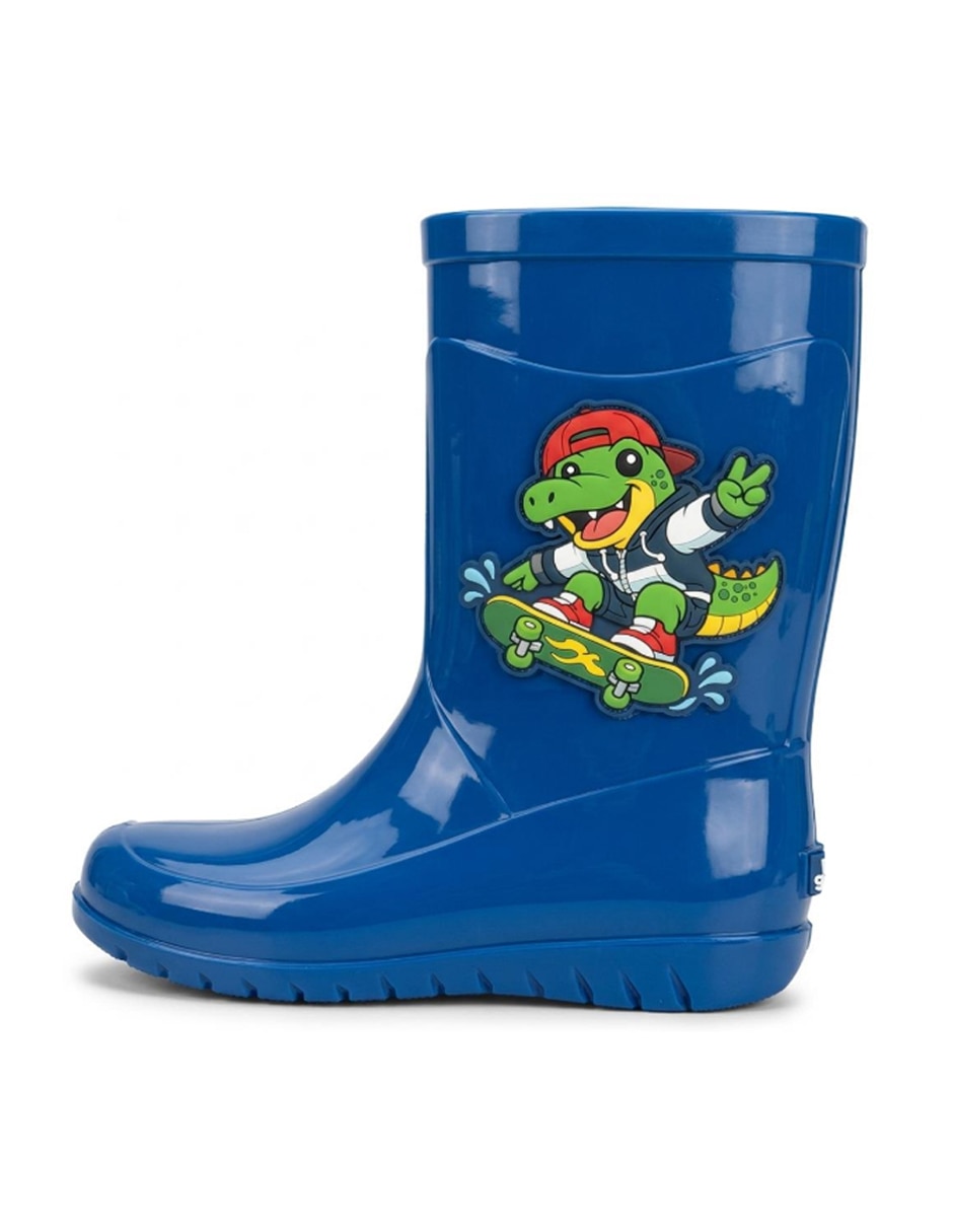 Bota de pielbubble gummers bota de lluvia para niño