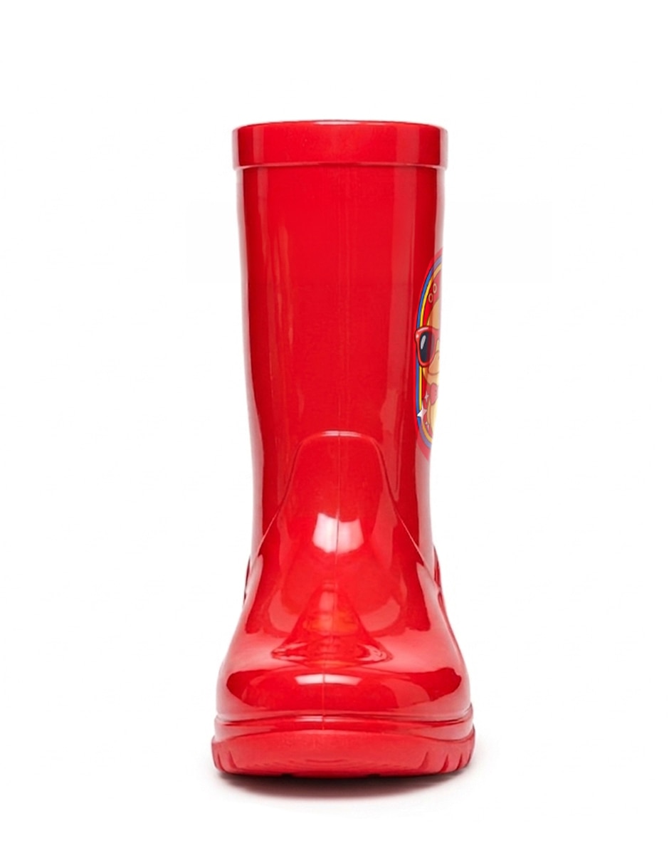 Zapato escolar de piel botas de lluvia para niño 3