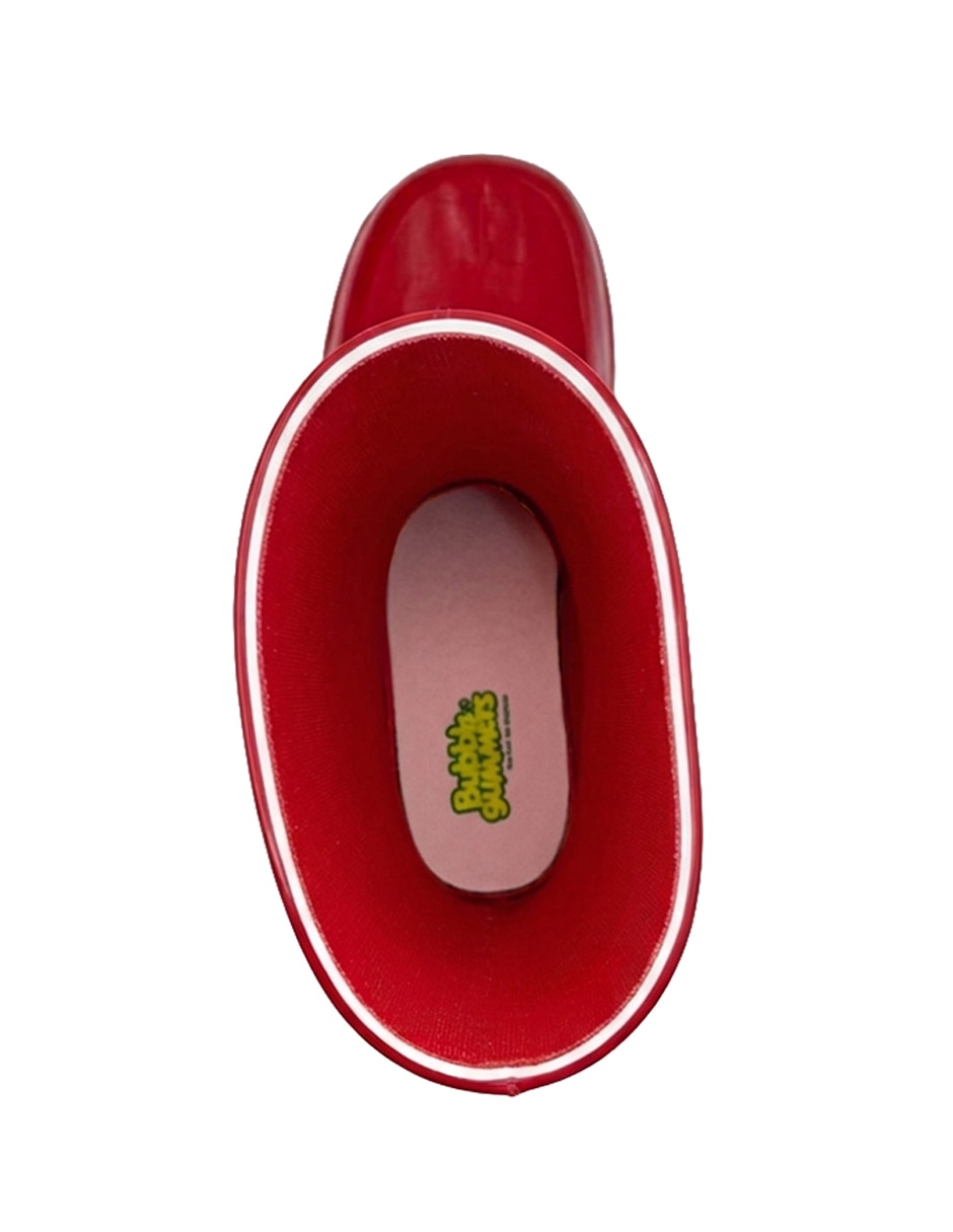 Zapato escolar de piel botas de lluvia para niño 4