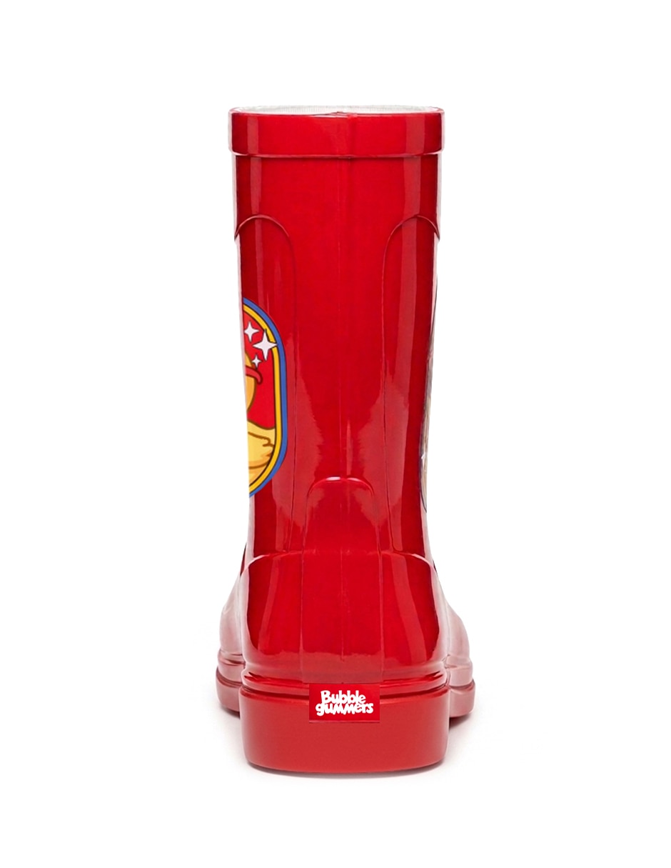 Zapato escolar de piel botas de lluvia para niño 5