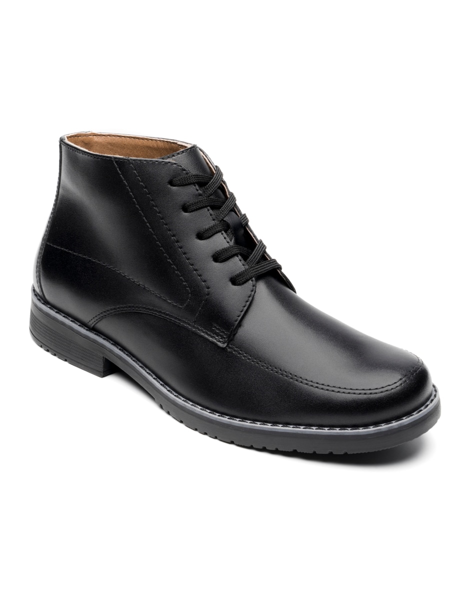 Zapato flexi escolar de piel para niño