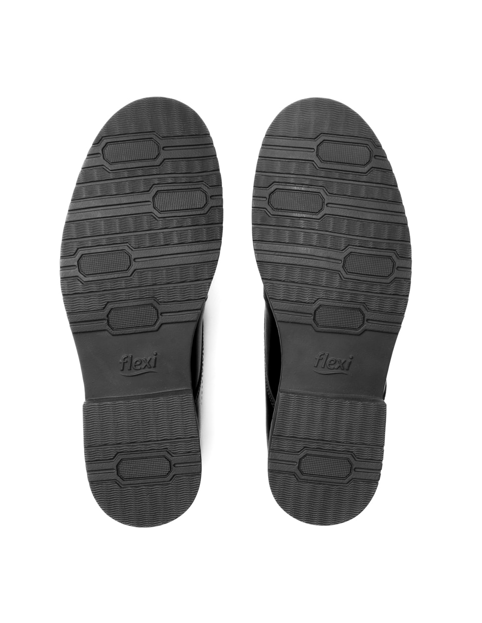 Zapato flexi escolar de piel para niño