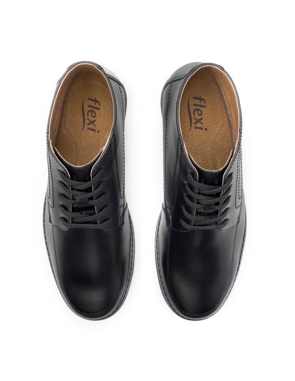 Zapato flexi escolar de piel para niño