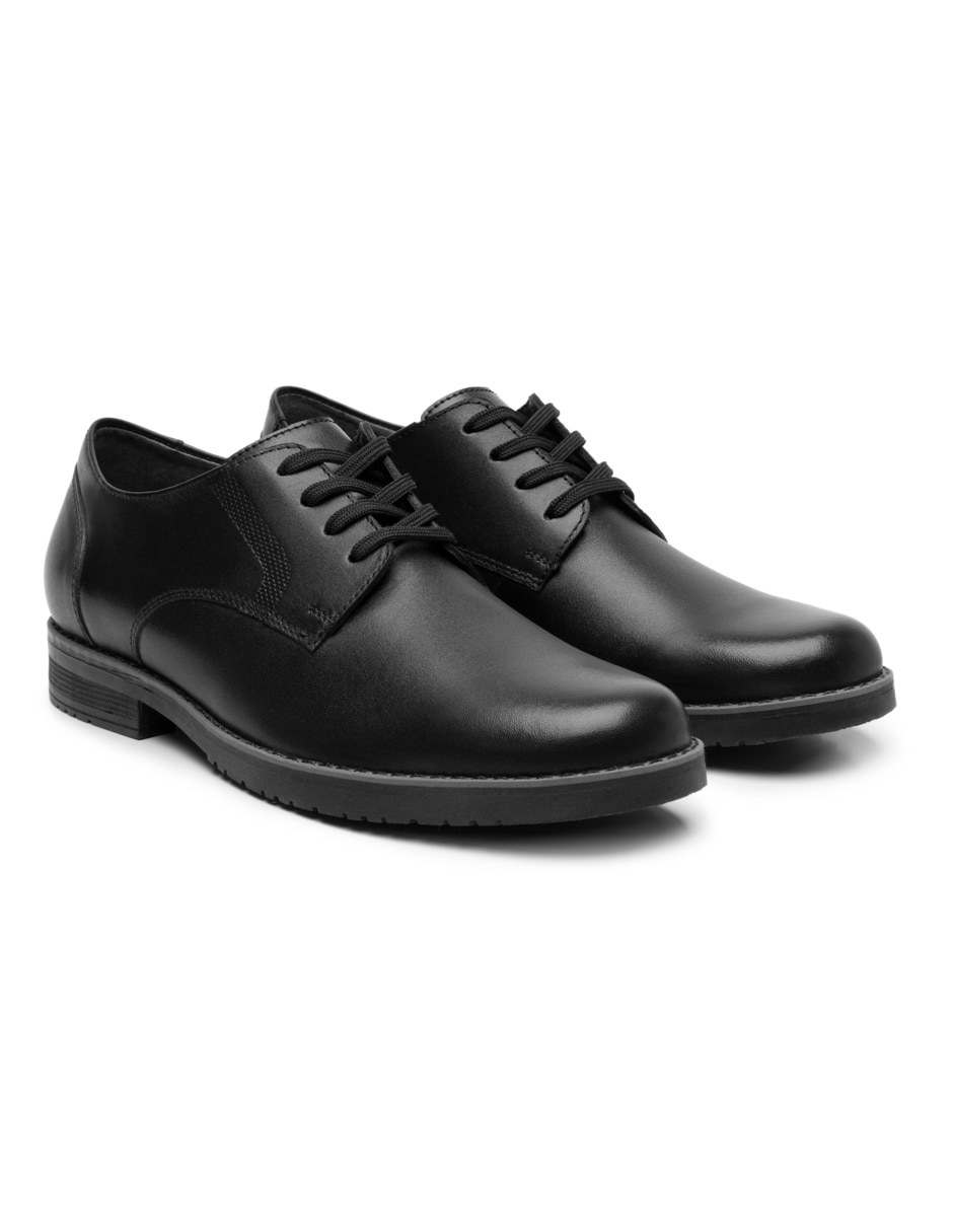 Zapato flexi escolar de piel para niño