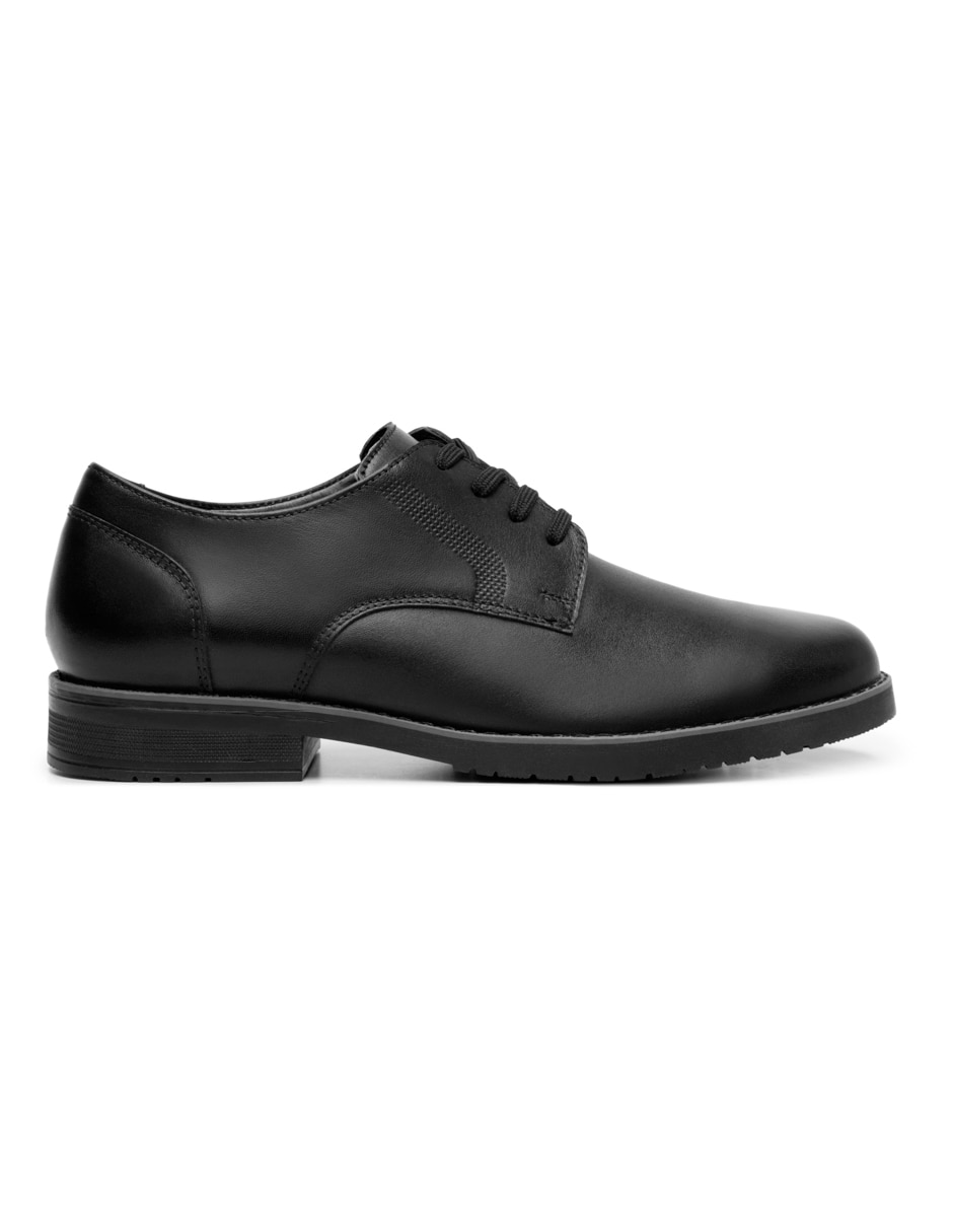 Zapato flexi escolar de piel para niño