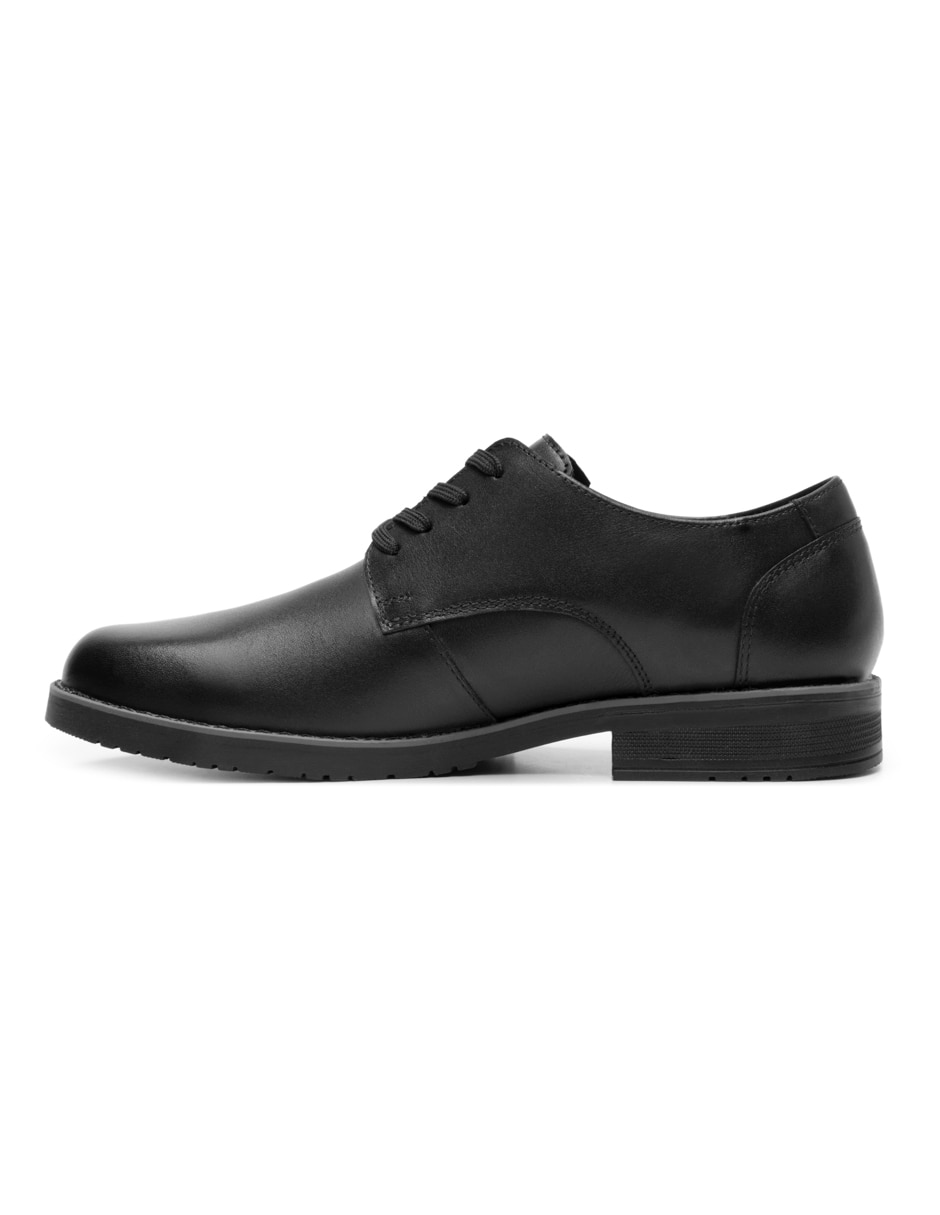 Zapato flexi escolar de piel para niño