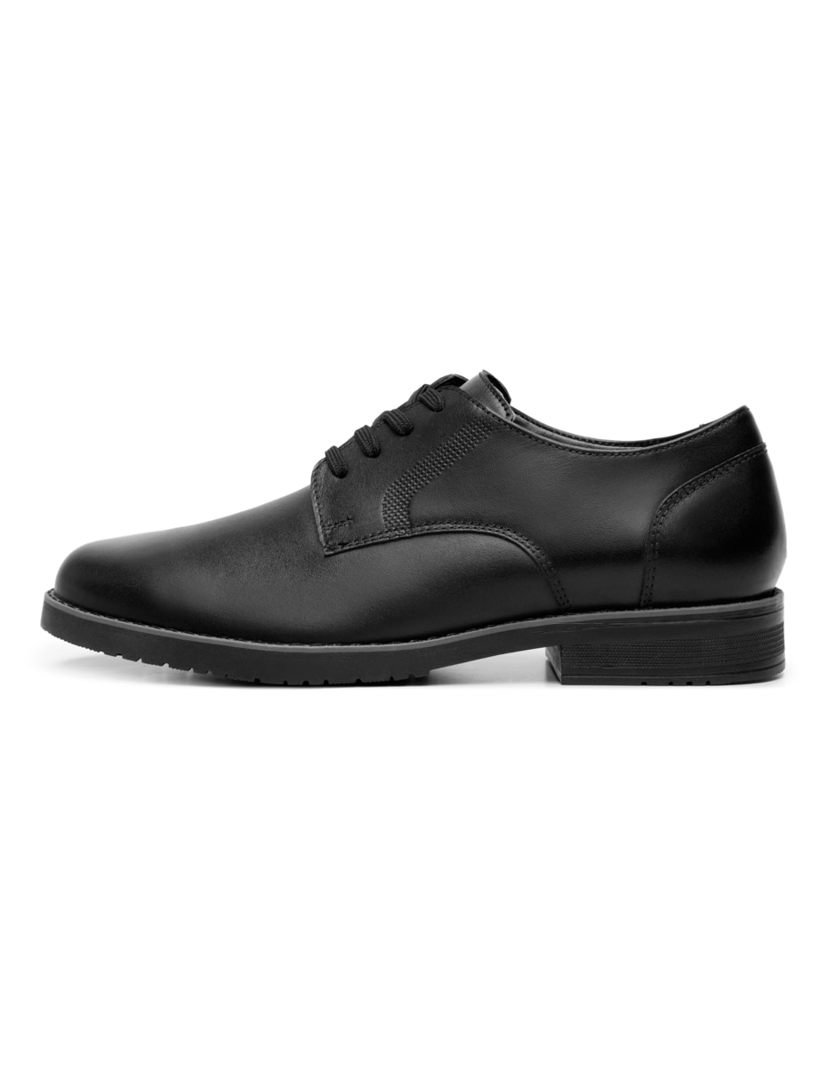 Zapato flexi escolar de piel para niño