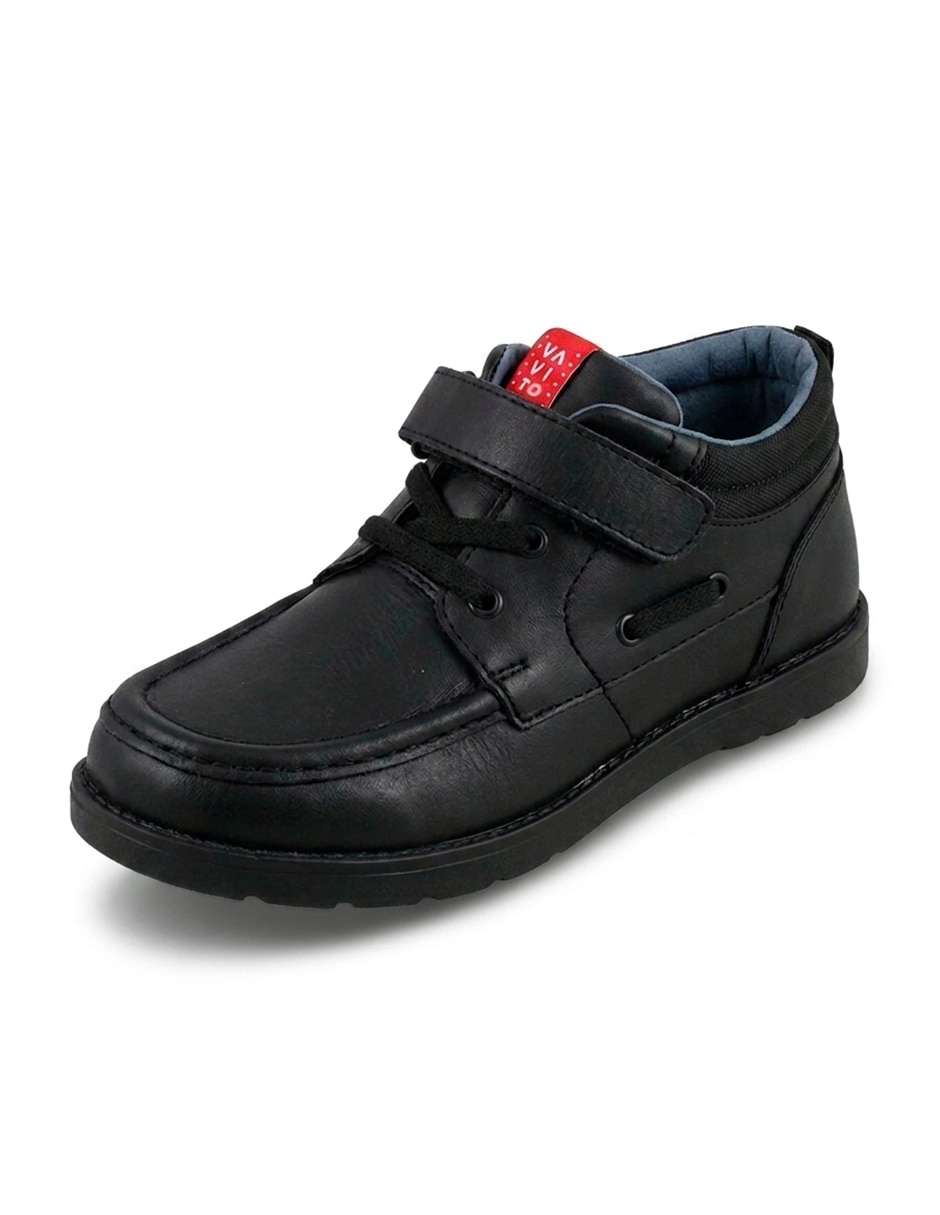 Zapato Vavito escolar de piel para niño