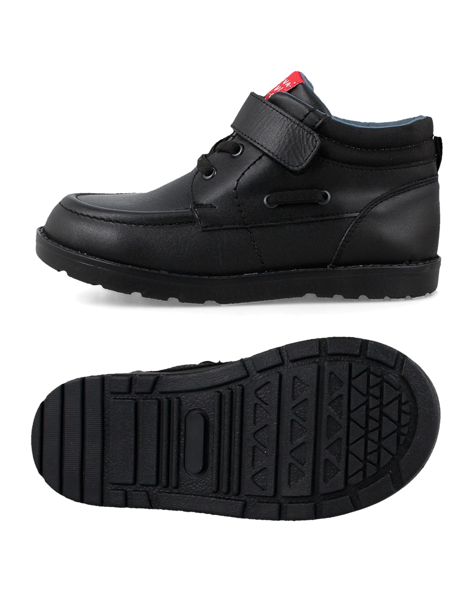 Zapato Vavito escolar de piel para niño