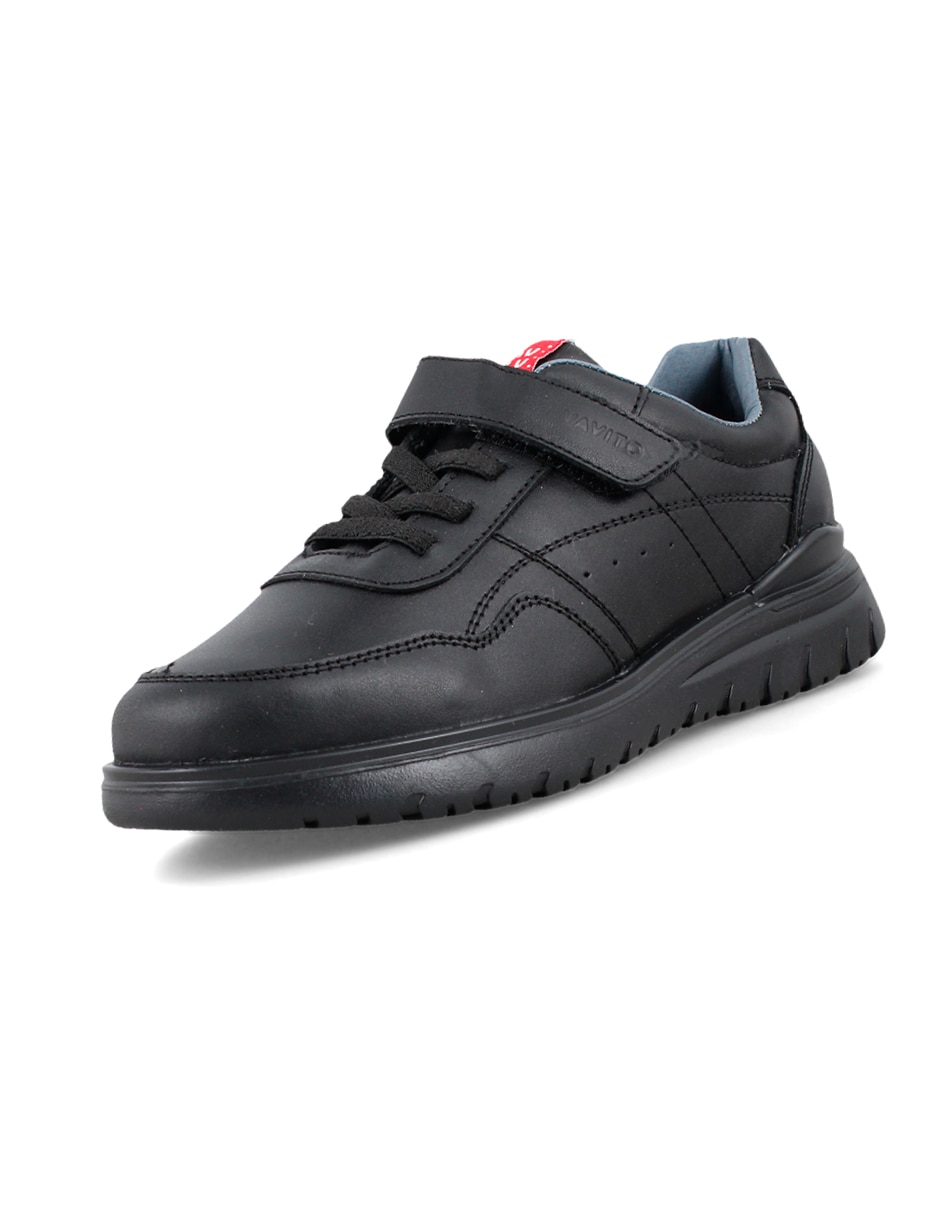 Zapato escolar de piel para niño 4