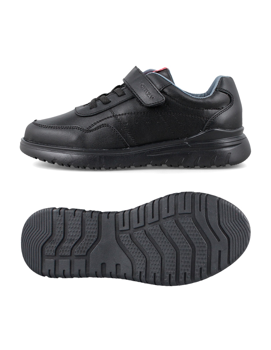 Zapato escolar de piel para niño 6
