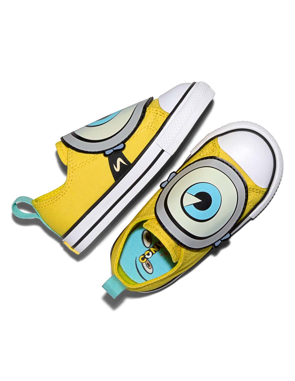 Tenis para niño one strap ox minions 5