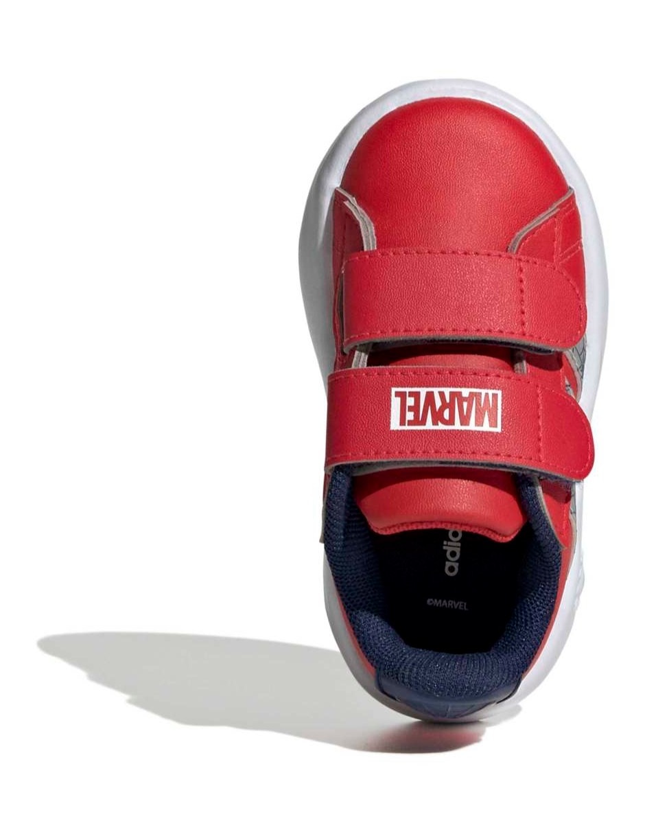 Tenis para infantil niño adidas grand court spider-man cf i 6