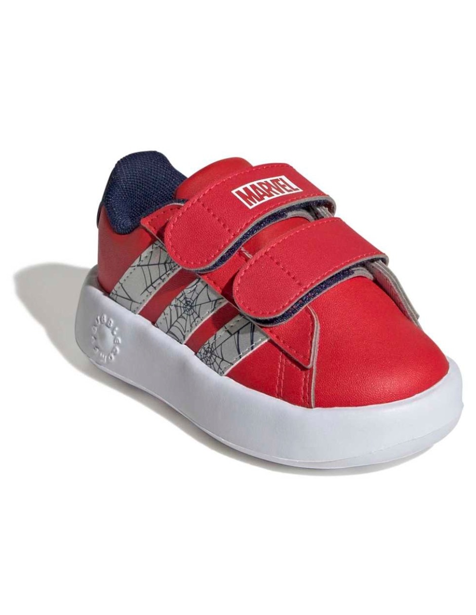 Tenis para infantil niño adidas grand court spider-man cf i 7