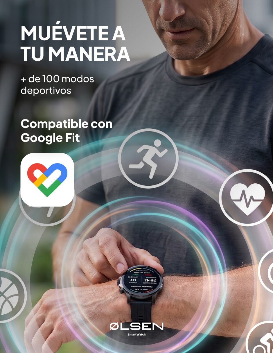 Smartwatch everest unisex 3