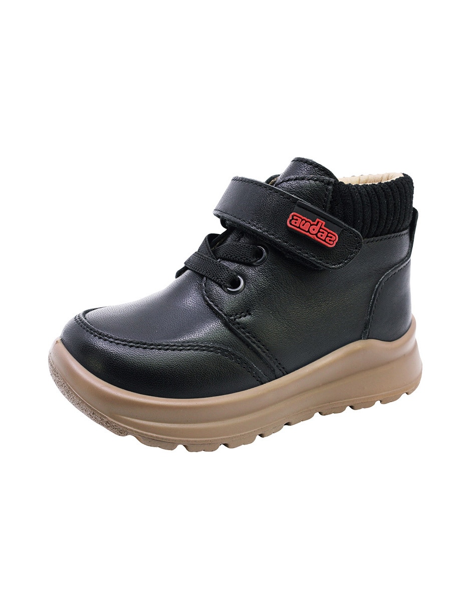 Bota de piel para niño