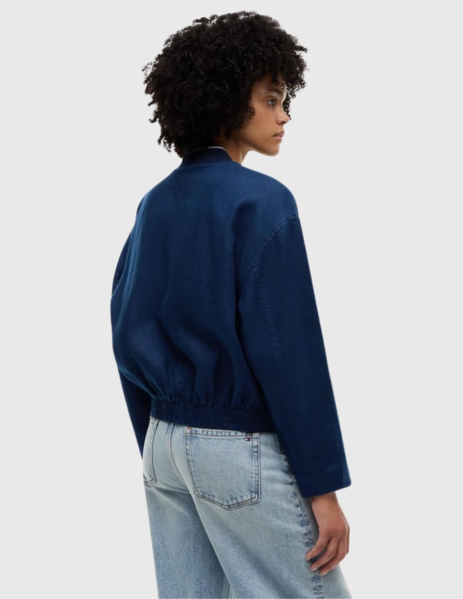 Chamarra bomber de algodón para mujer 5