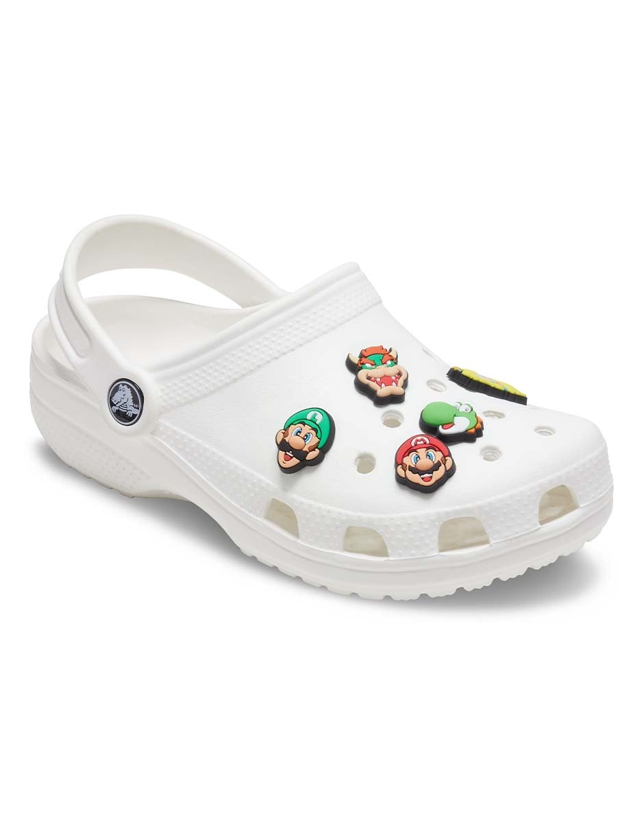 Goma jibbitz super mario 5 pack mario bros 2