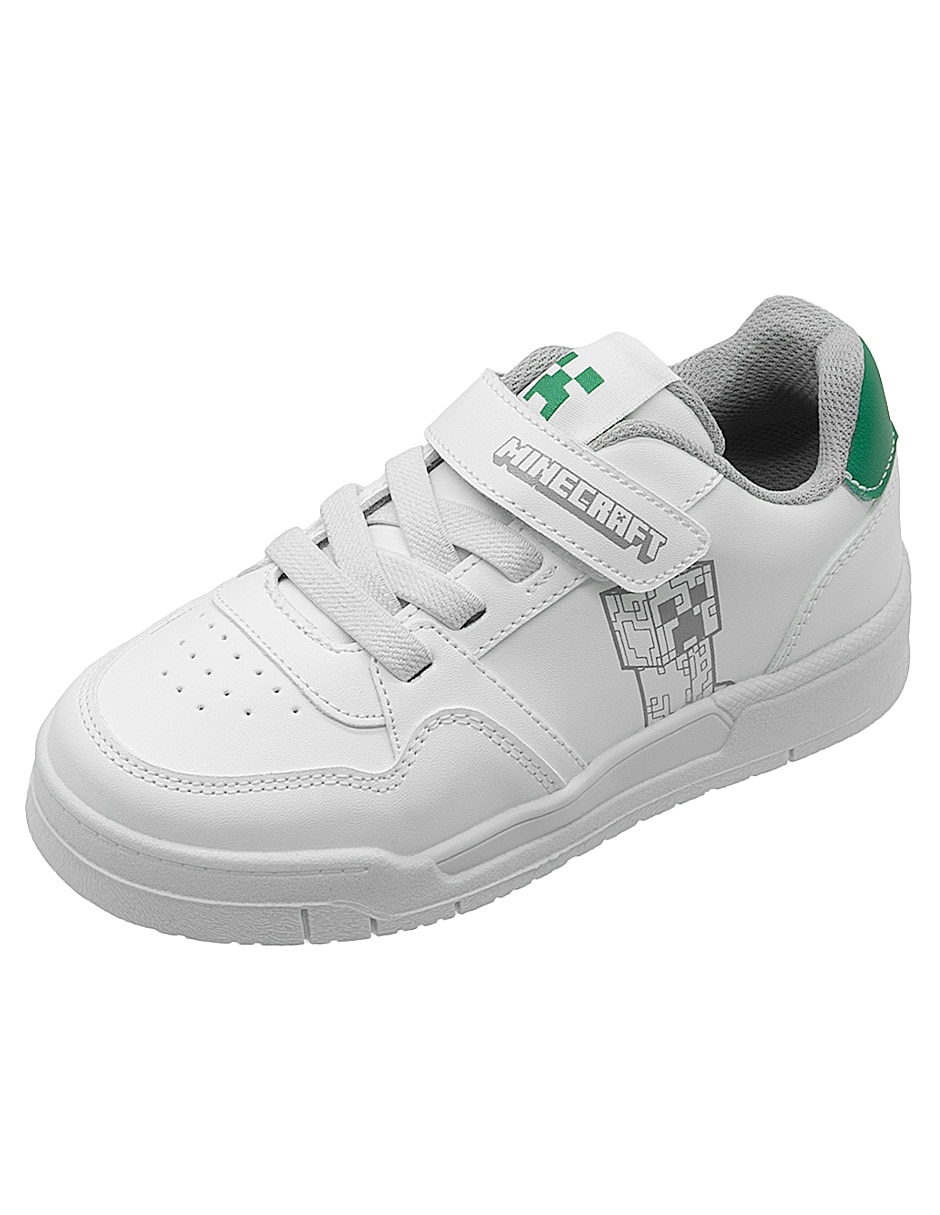 Tenis para niño minecraft creeper
