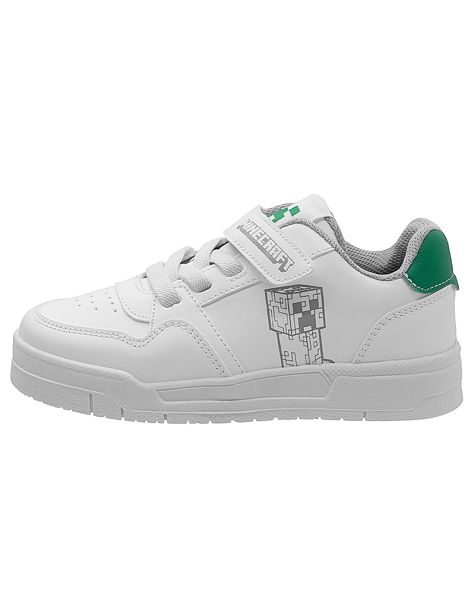 Tenis para niño minecraft creeper