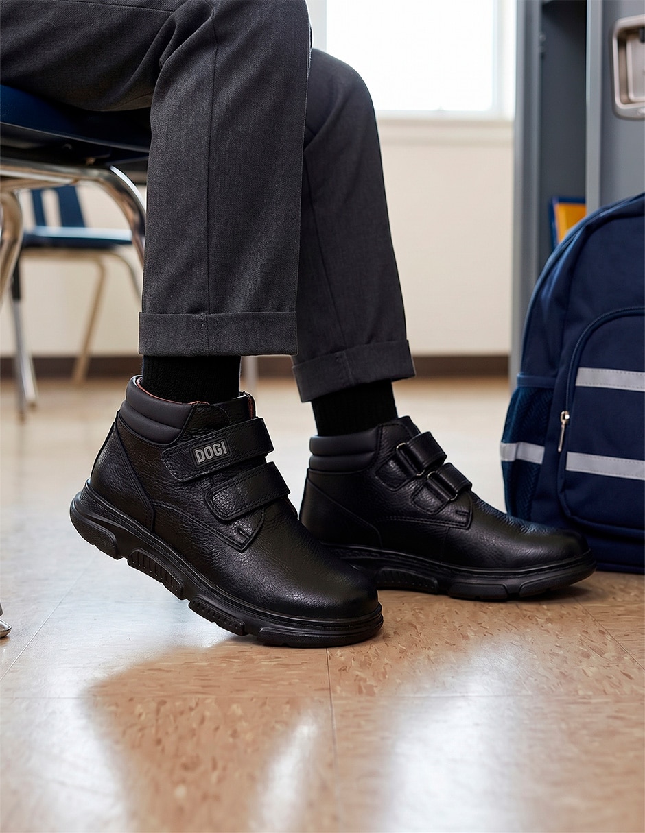 Zapato Back To School de Piel para Infantil / Niños grandes Niño