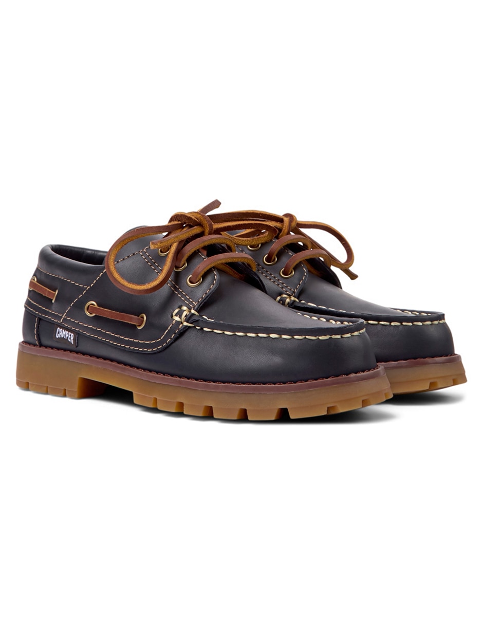 Zapato compas kids de piel para niño 4