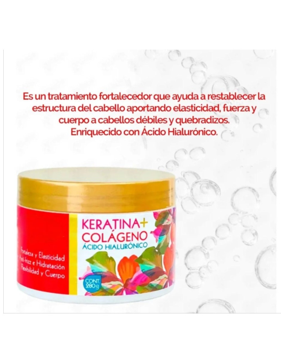Tratamieto capilar Hidratante De Keratina todo tipo de piel