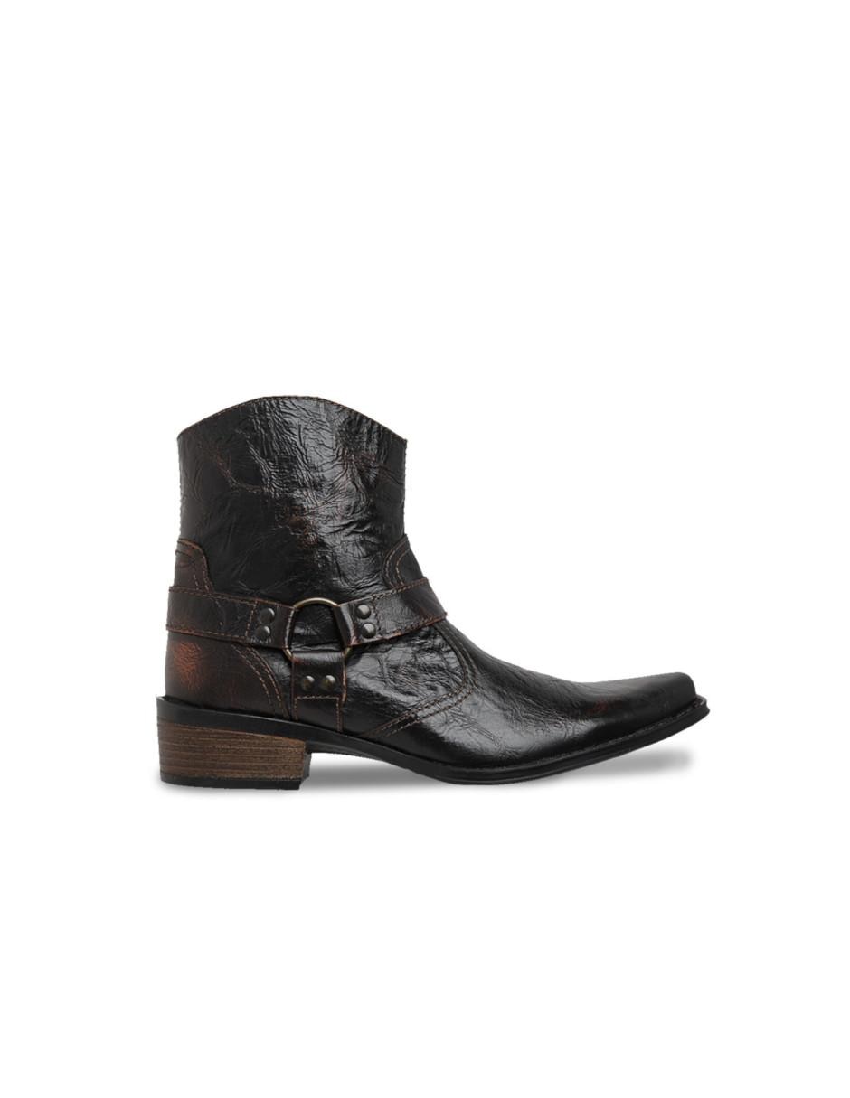Bota de piel para hombre